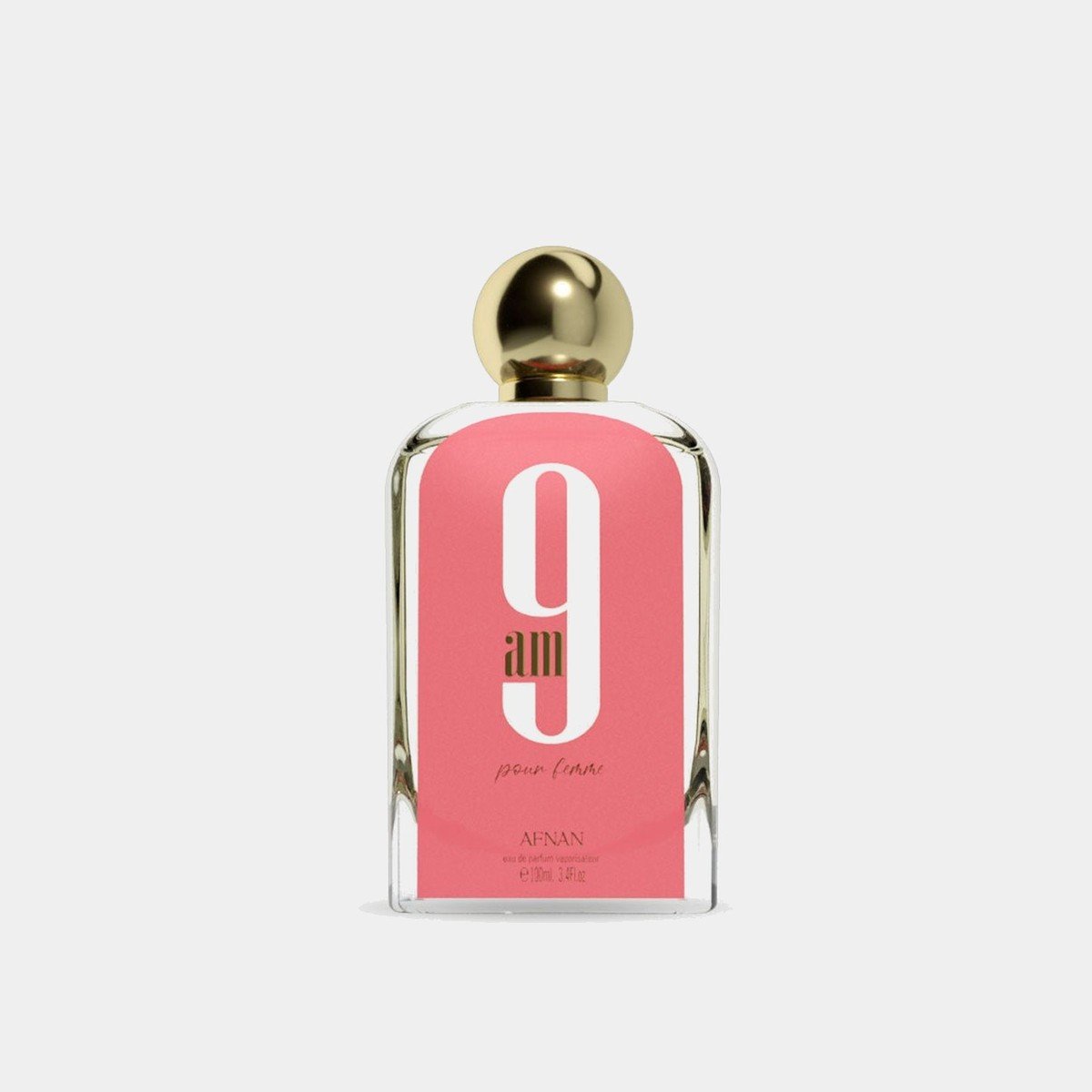Afnan 9AM Dive Pink 100ml eau de parfum bottle