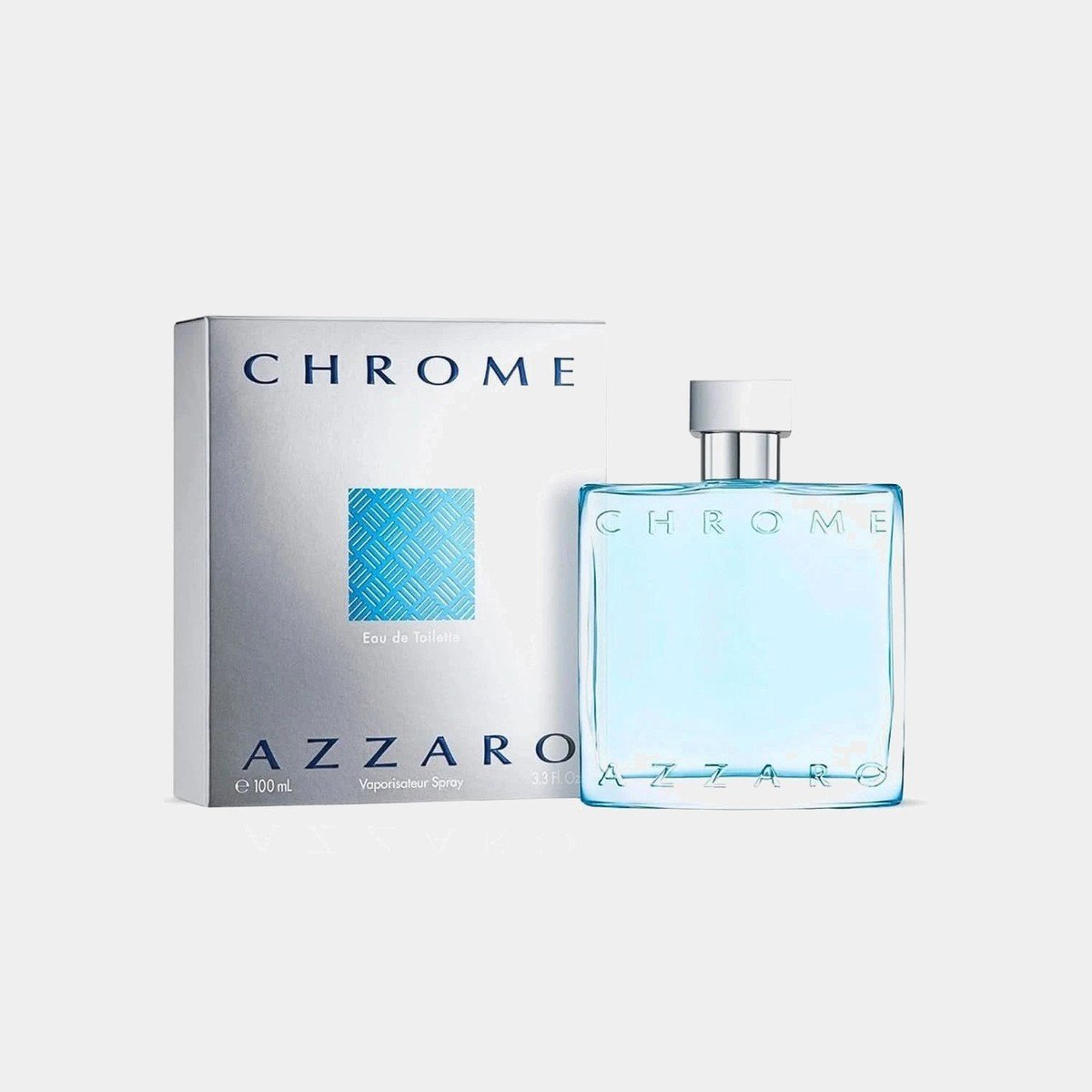 Azzaro Chrome 100ml eau de parfum bottle