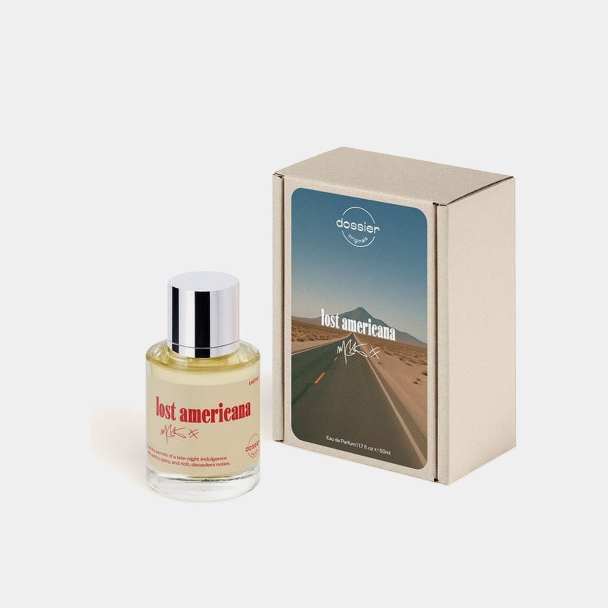 Dossier Lost Americana 50ml eau de parfum bottle