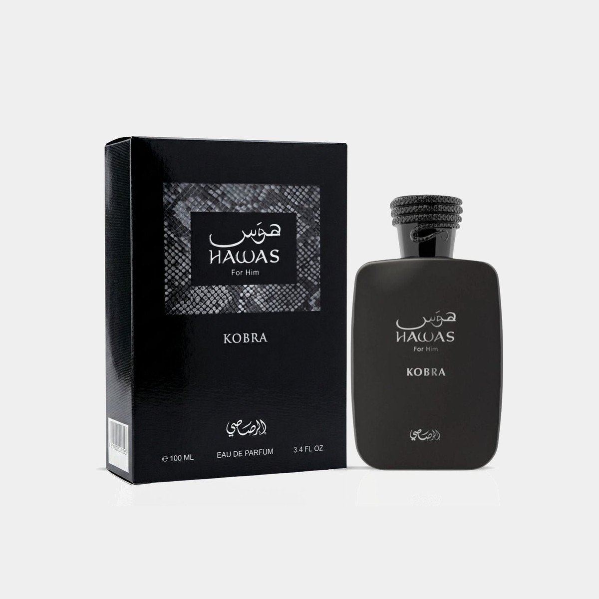 Rasasi Hawas Kobra 100ml eau de parfum bottle