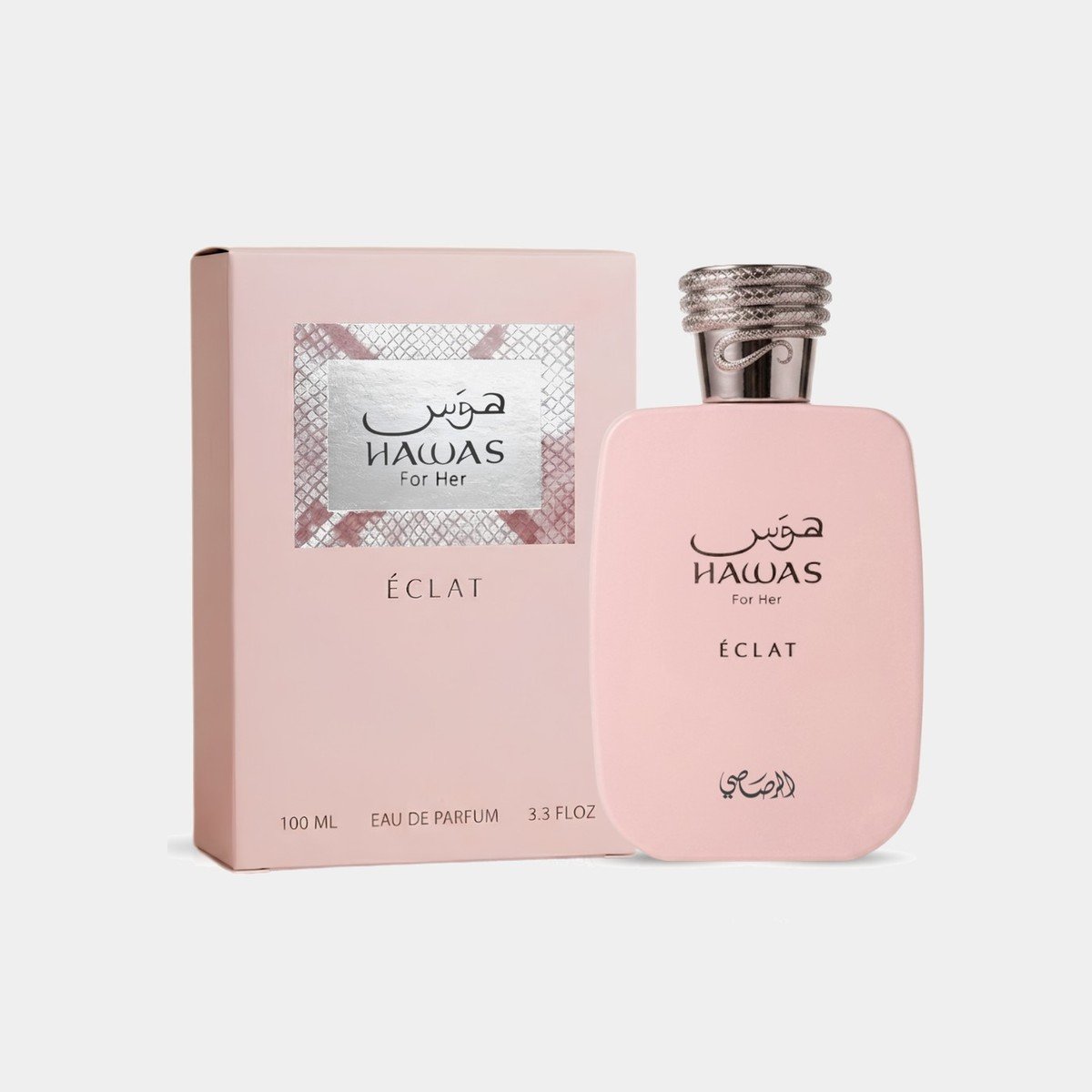 Rasasi Hawas For Her Éclat 100ml eau de parfum bottle