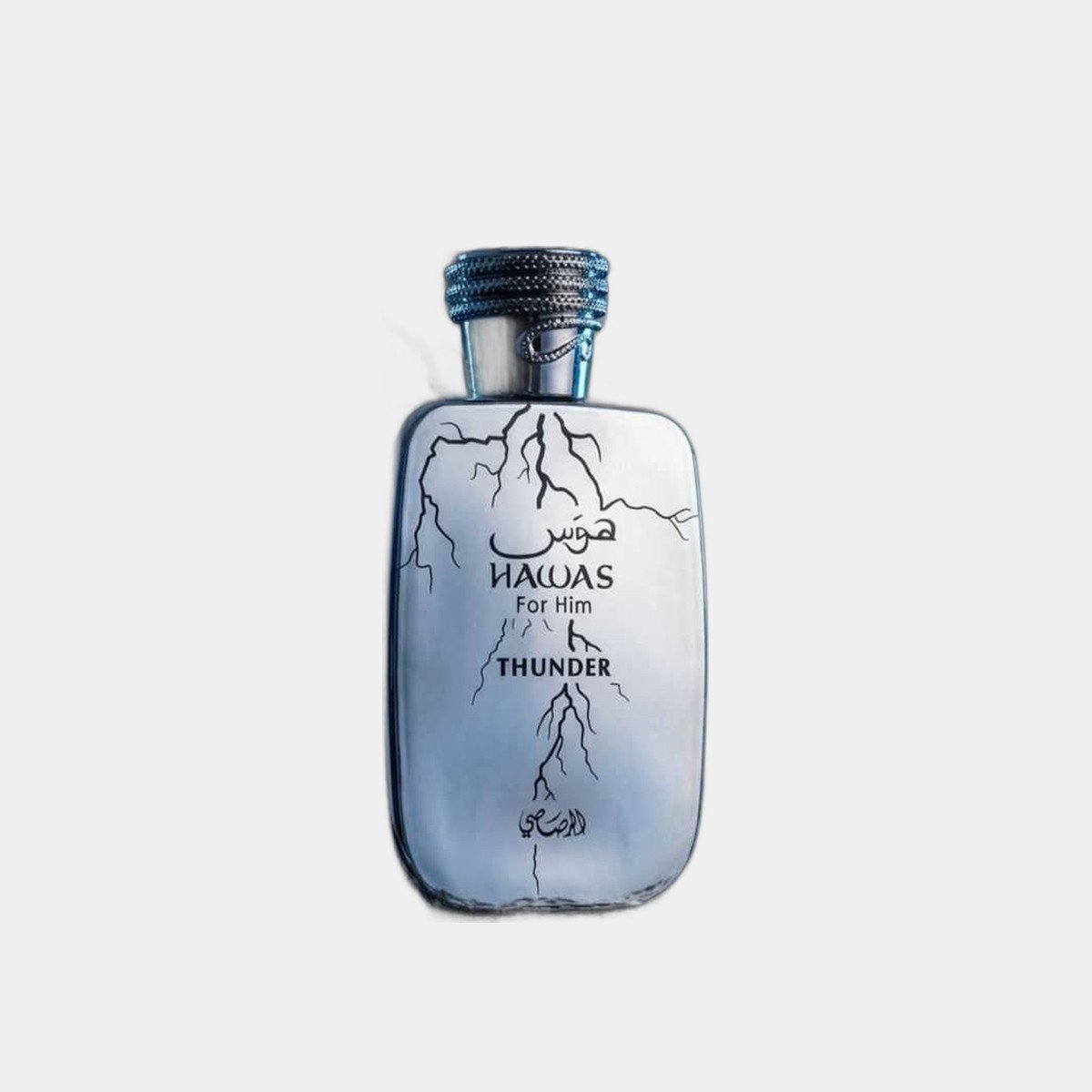 Rasasi Hawas Thunder 100ml eau de parfum bottle