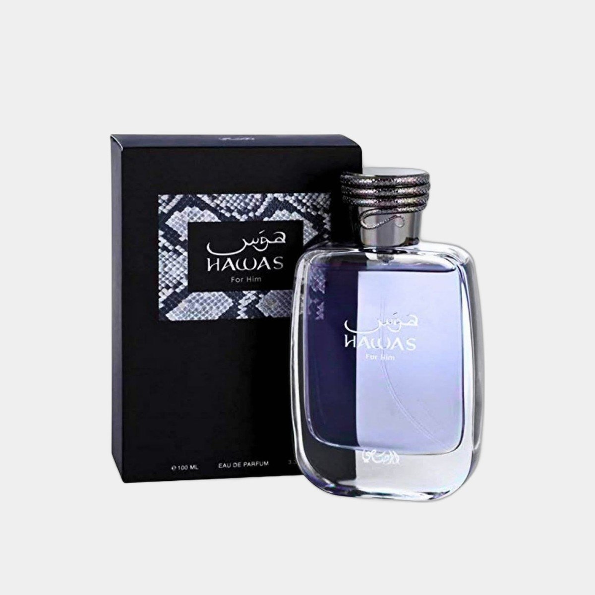 Rasasi Hawas For Him 100ml eau de parfum bottle