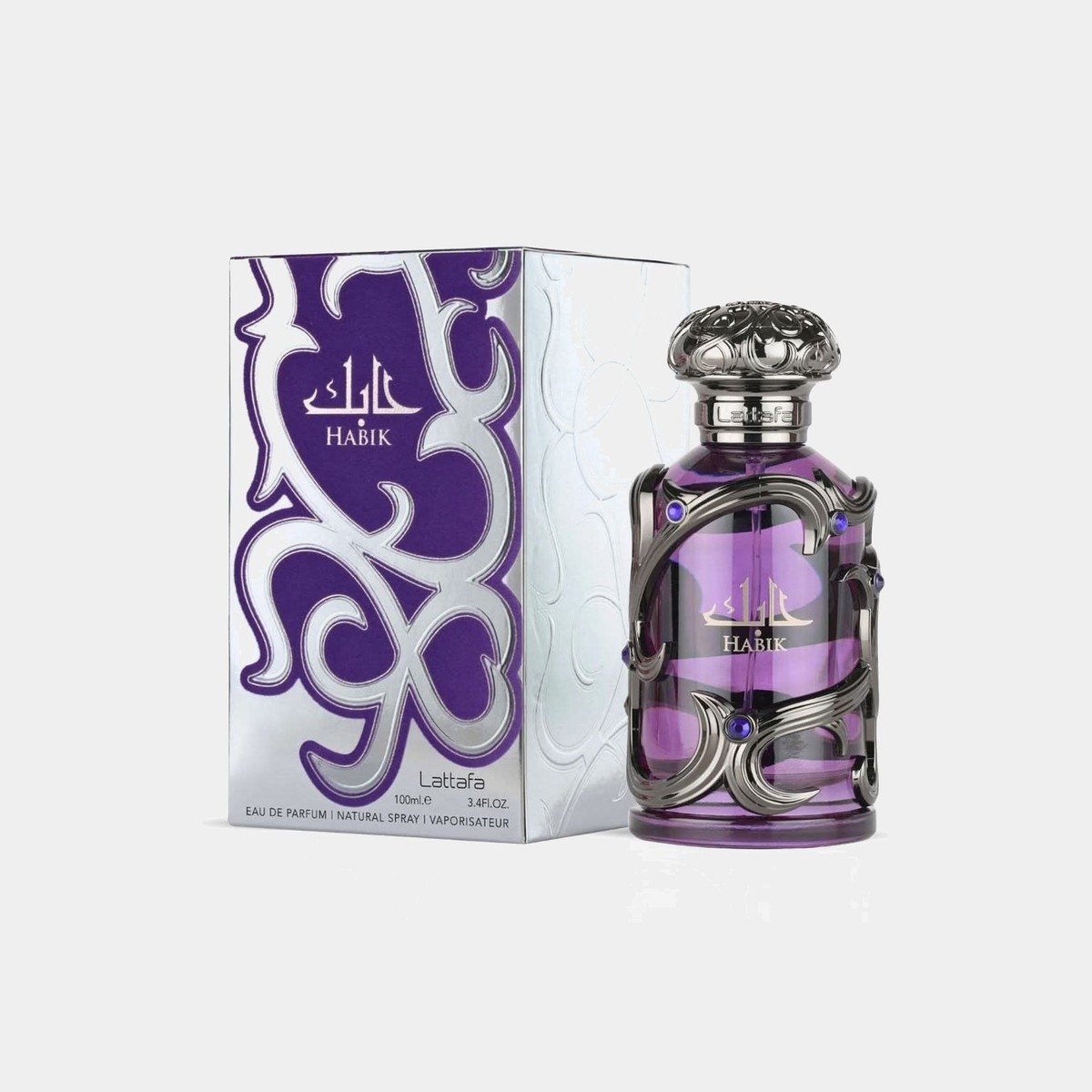 Lattafa Habik for Men 100ml eau de parfum bottle