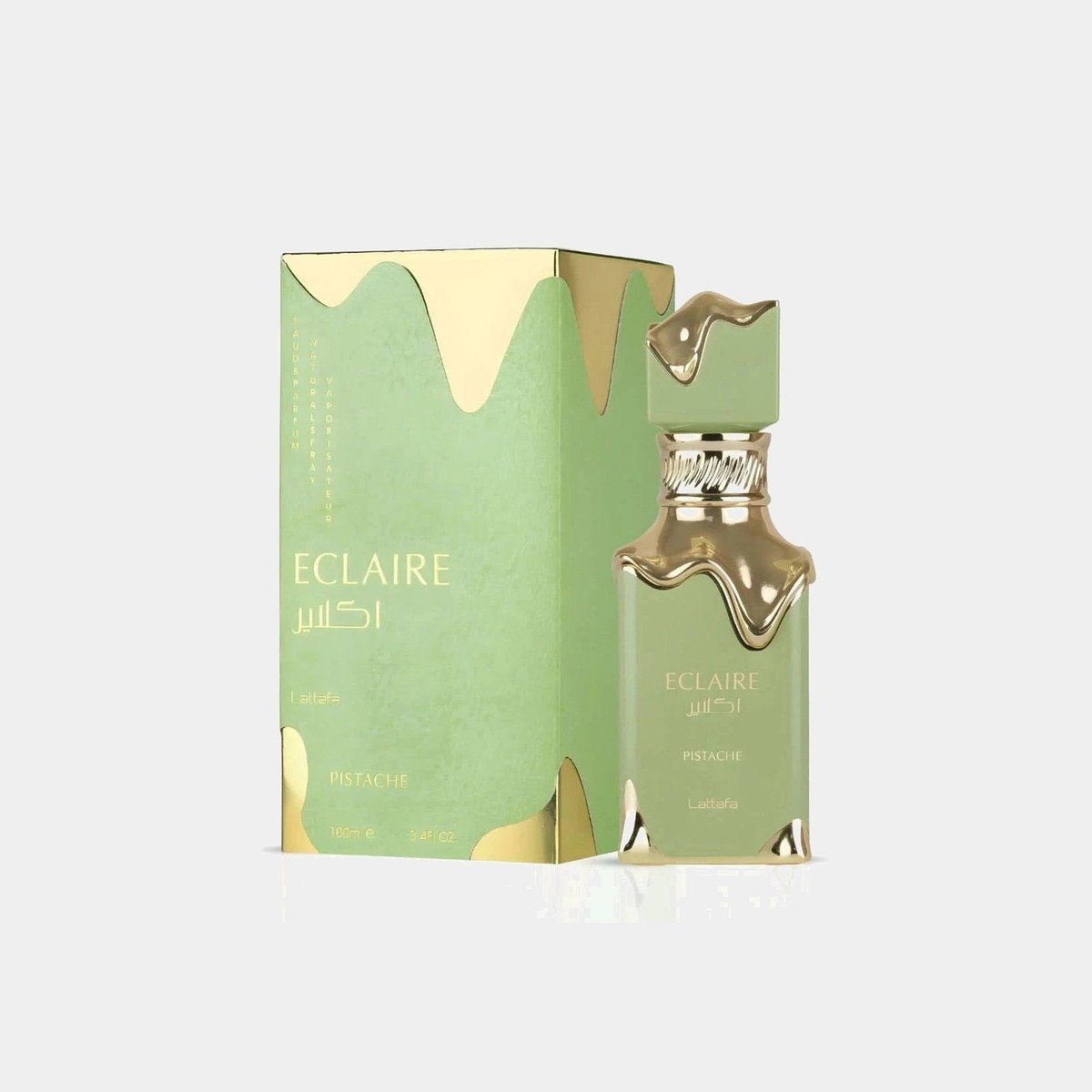 Lattafa Eclaire Pistache 100ml eau de parfum bottle