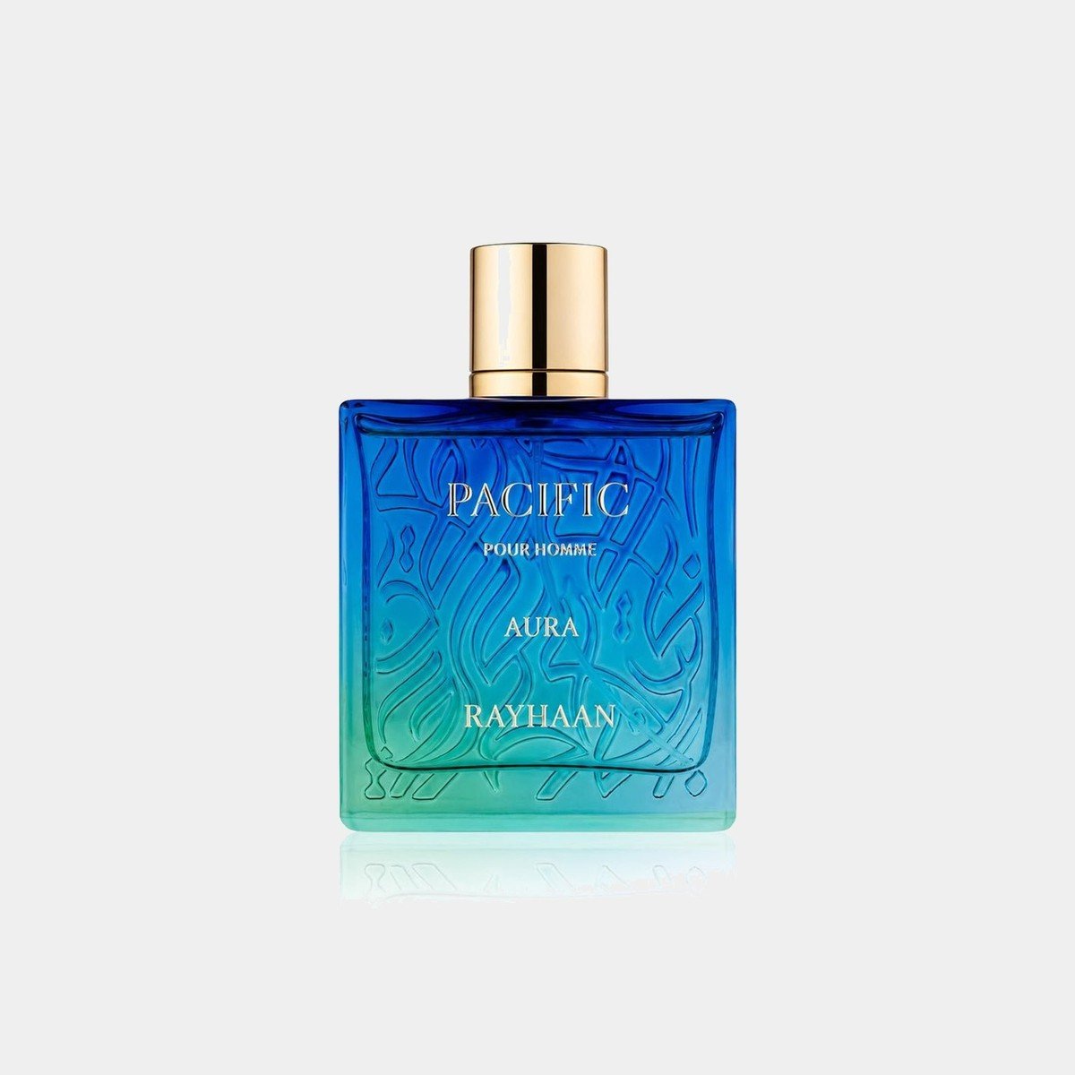 Rayhaan Pacific Aura 100ml eau de parfum bottle