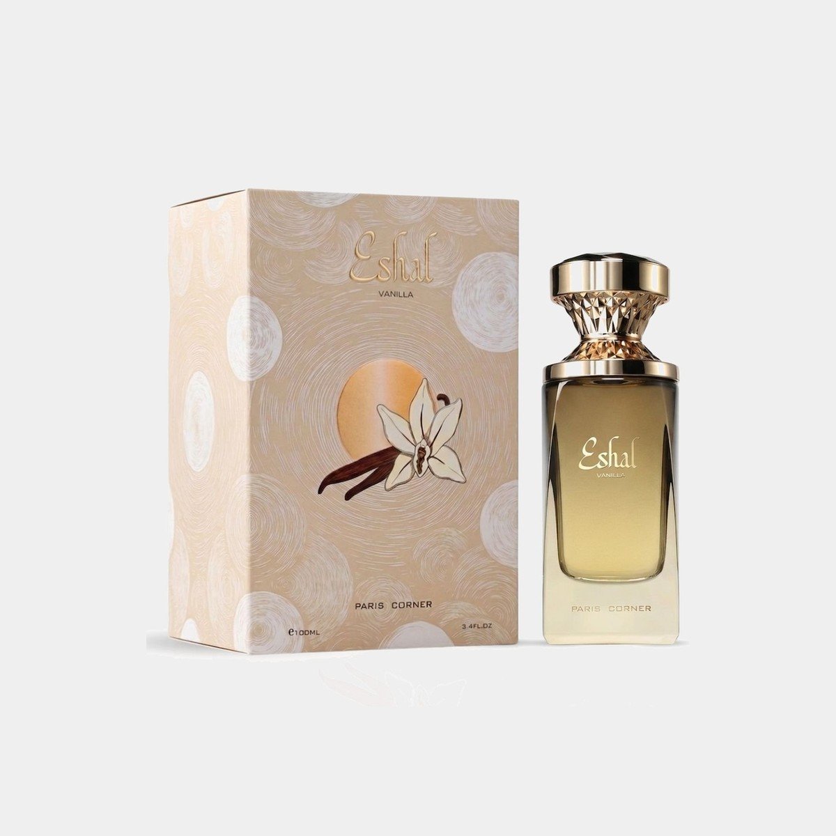 Paris Corner Eshal Vanilla 100ml eau de parfum bottle