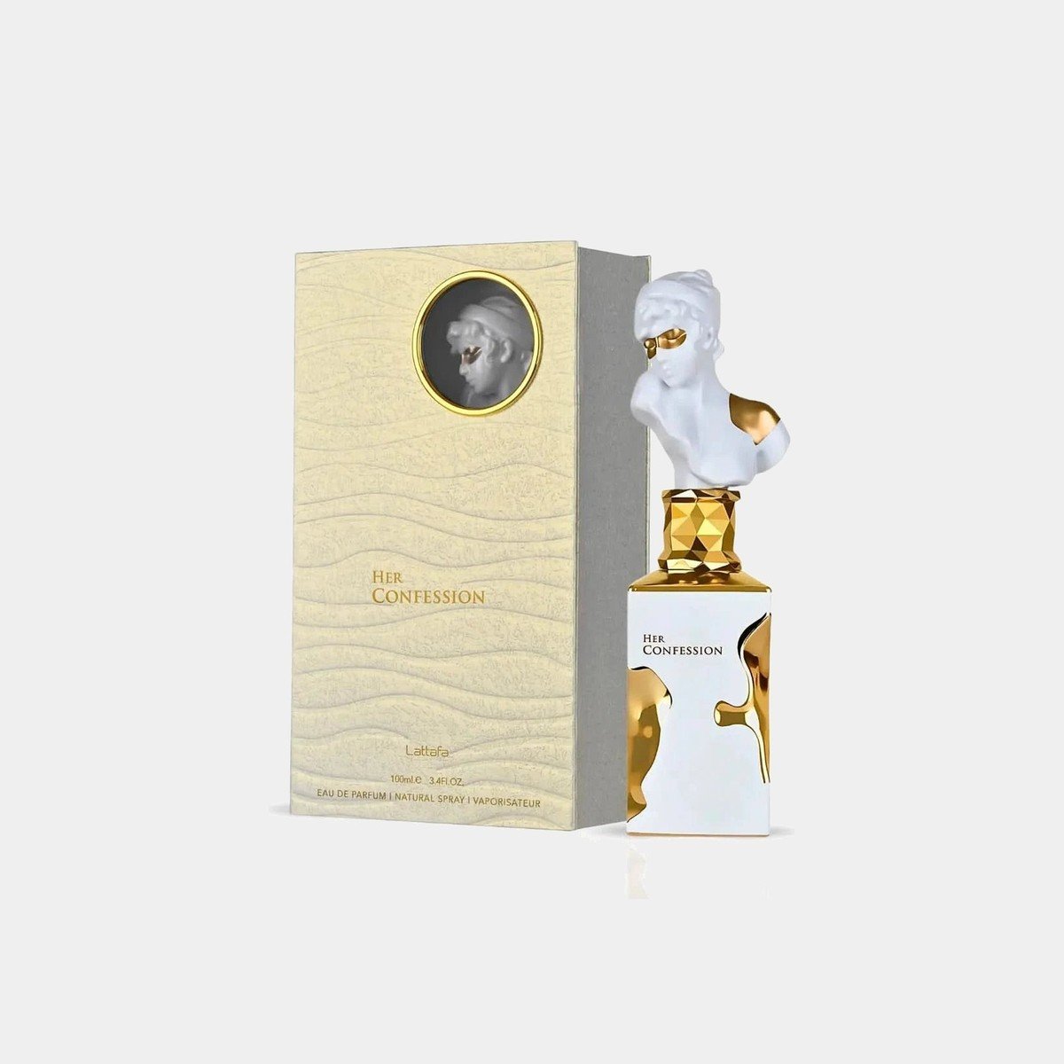 Lattafa Her Confession 100ml eau de parfum bottle