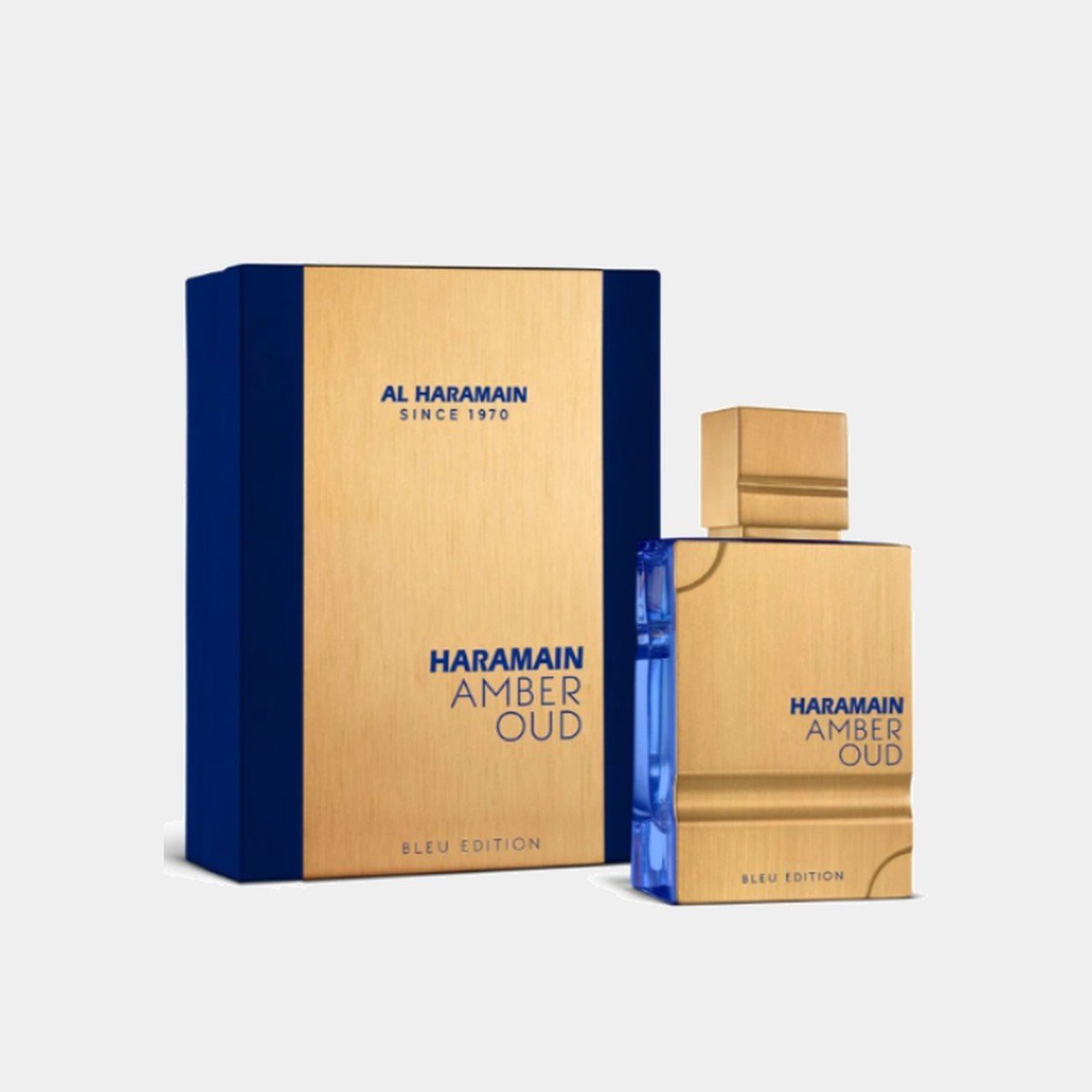 Al Haramain Amber Oud Bleu Edition 100ml eau de parfum bottle